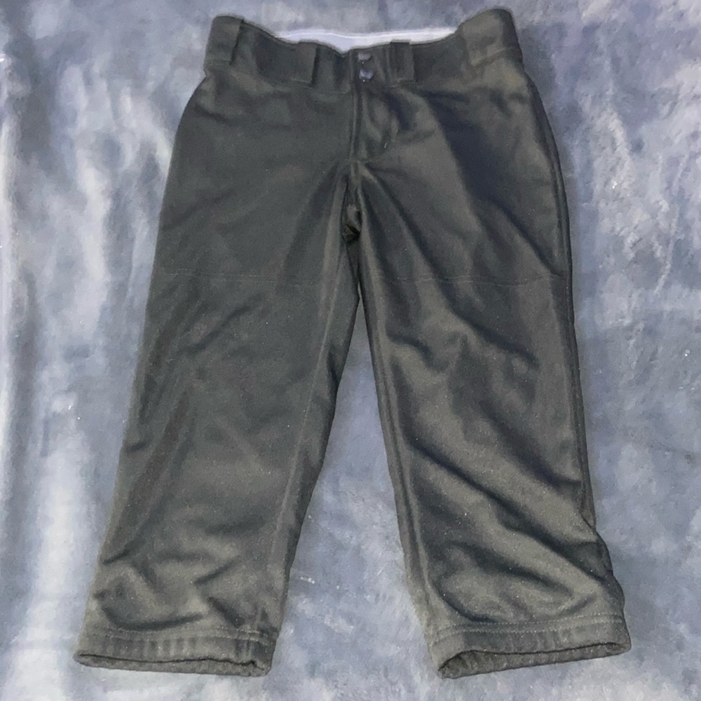 Black womens Mizuno softball pants